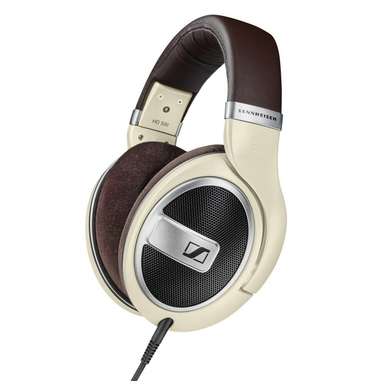 Sennheiser HD 599 Wired Open Back Headphone, Ivory - Walmart.com