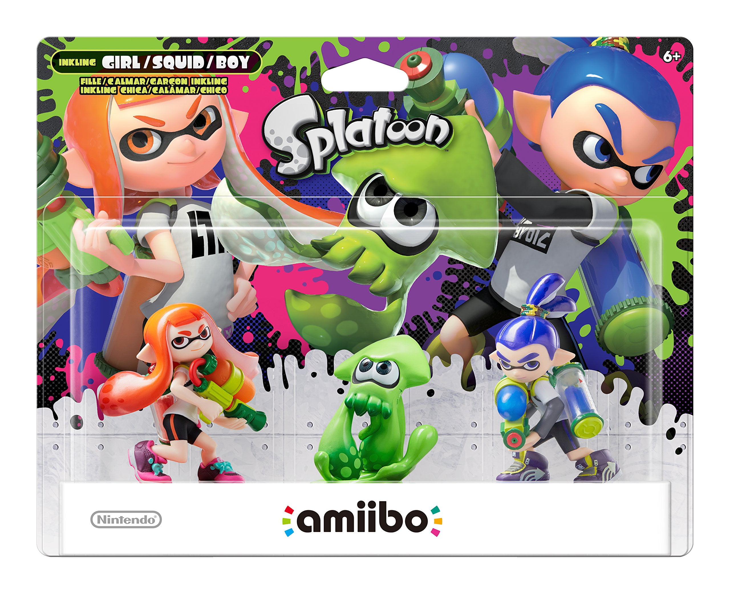 Nintendo Switch Splatoon Series amiibo, 3-Pack Characters