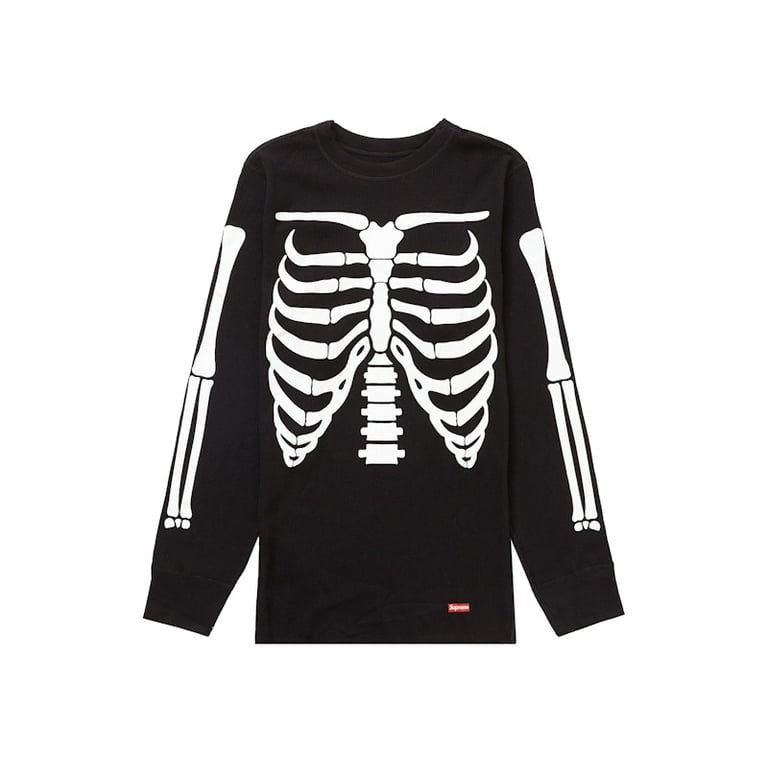 Supreme Unisex Hanes Bones Thermal Crew (1 Pack) Black, from