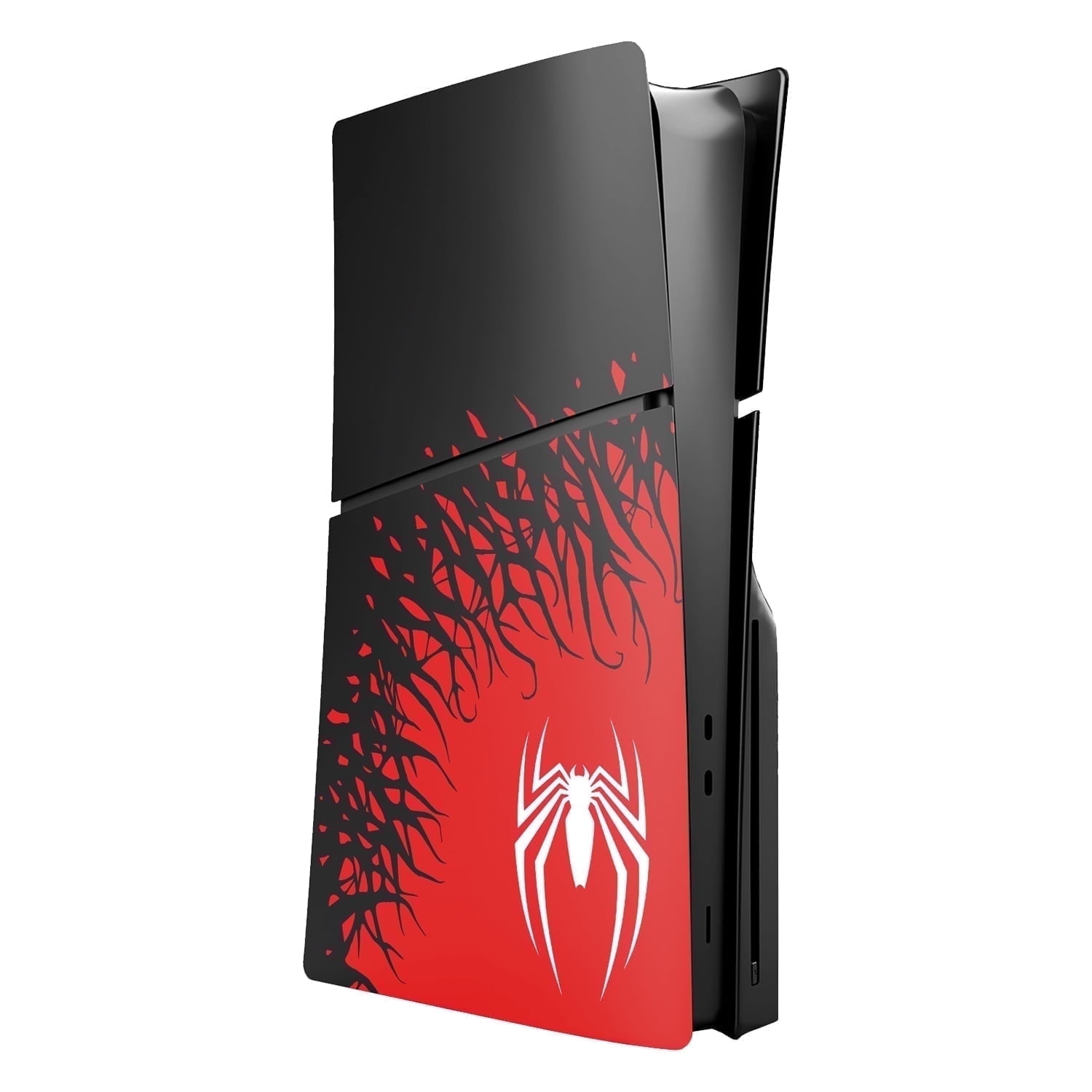 NOWSKINS PS5 Slim Faceplate Disc Edition, Spider-Man Inspired