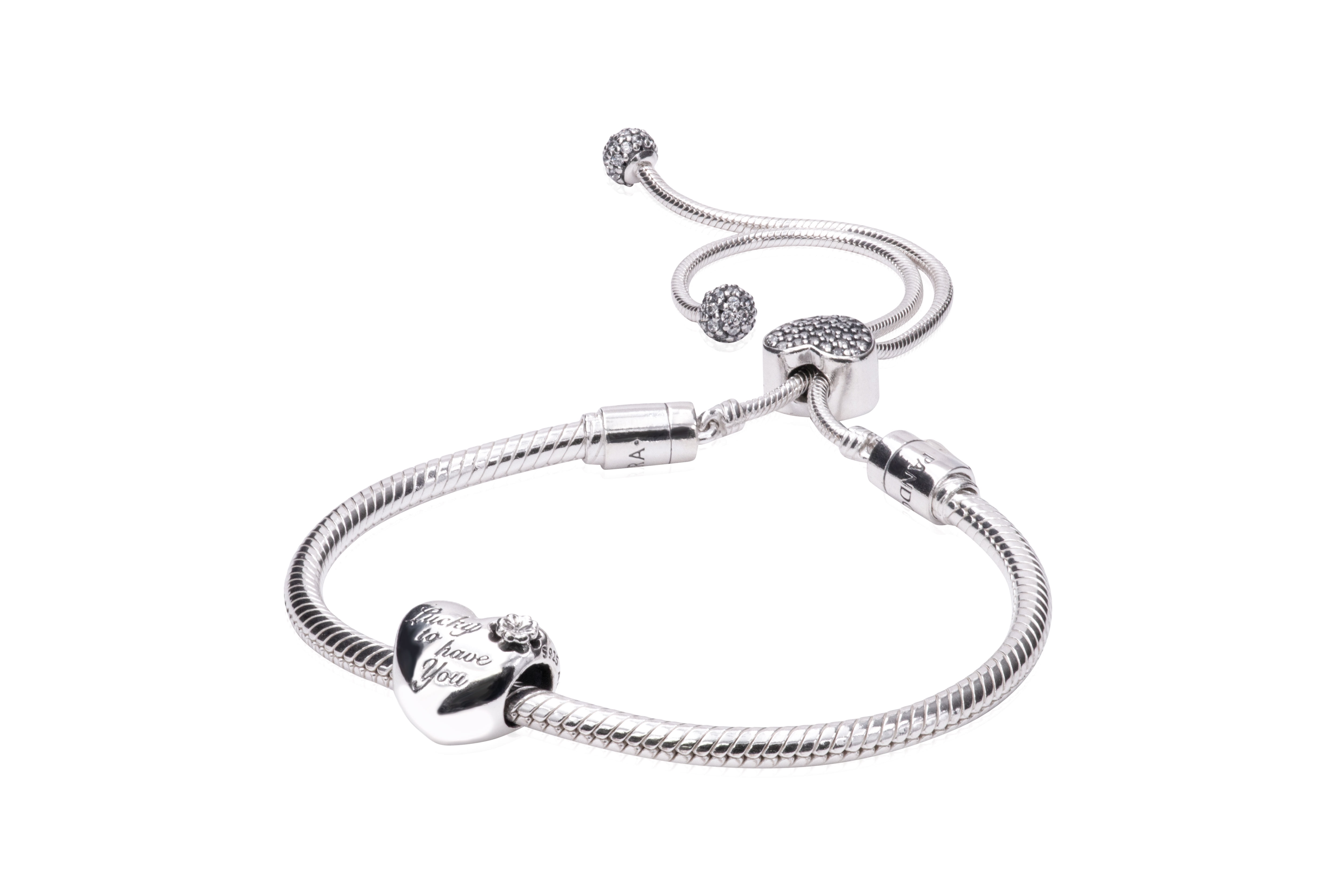 Pandora Heart & Clover Bracelet Gift Set - Walmart.com