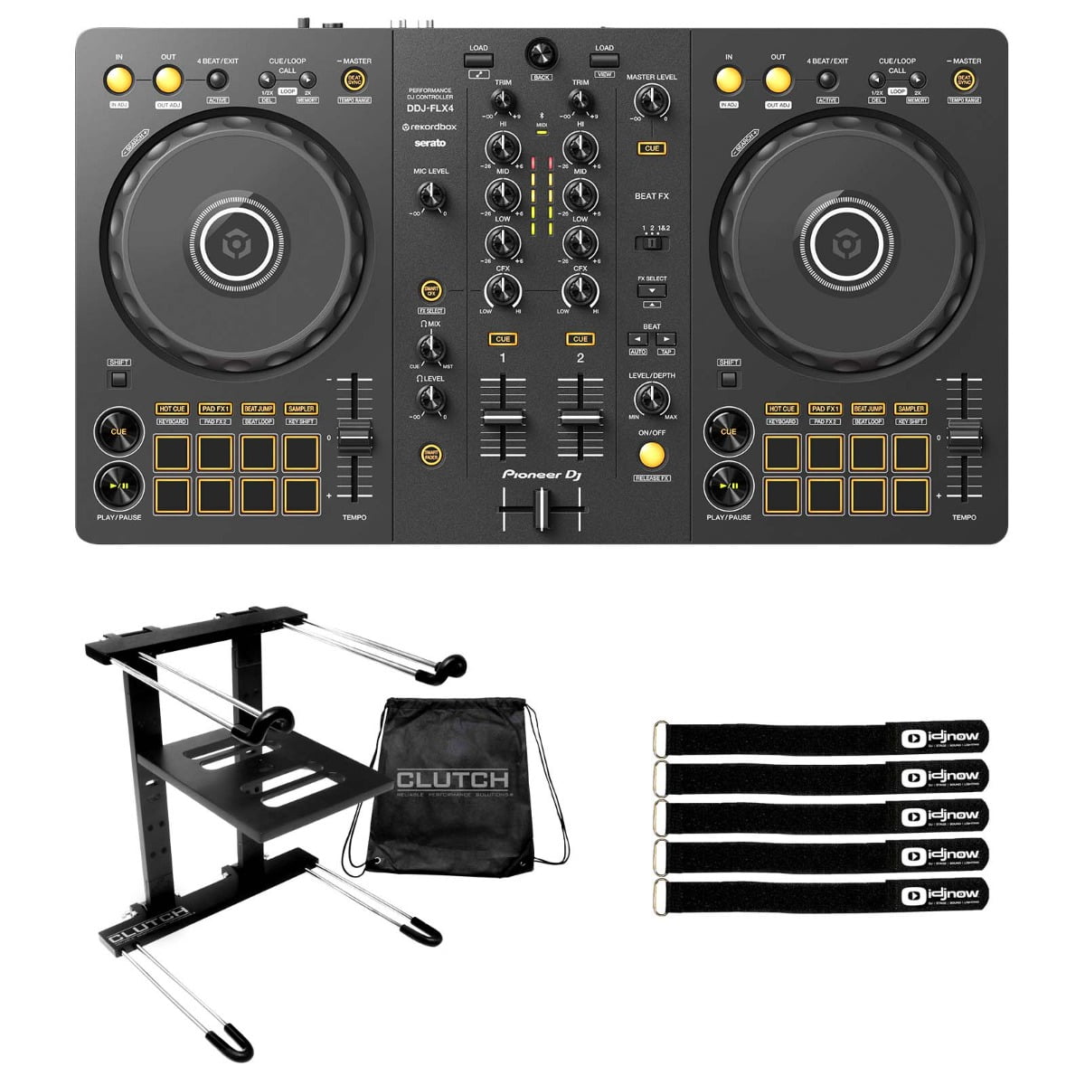 Pioneer DJ DDJ-FLX4 2-Channel Controller Mixer Mix Set Console