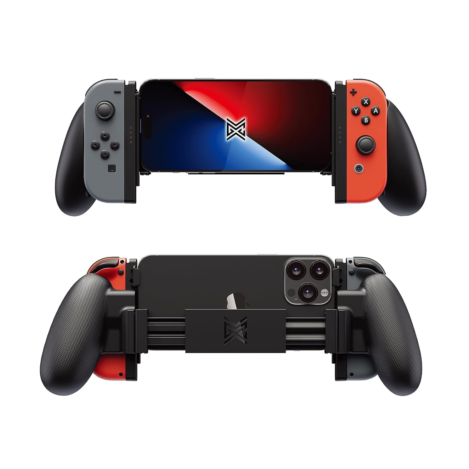 Proteus 3-in-1 Controller Mount Holder: Ergonomic Joy-Con Grip for