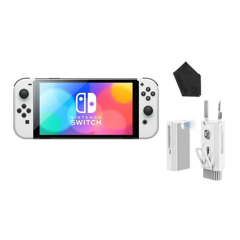 Pre-Owned Nintendo Switch OLED Model White Set with BOLT AXTION