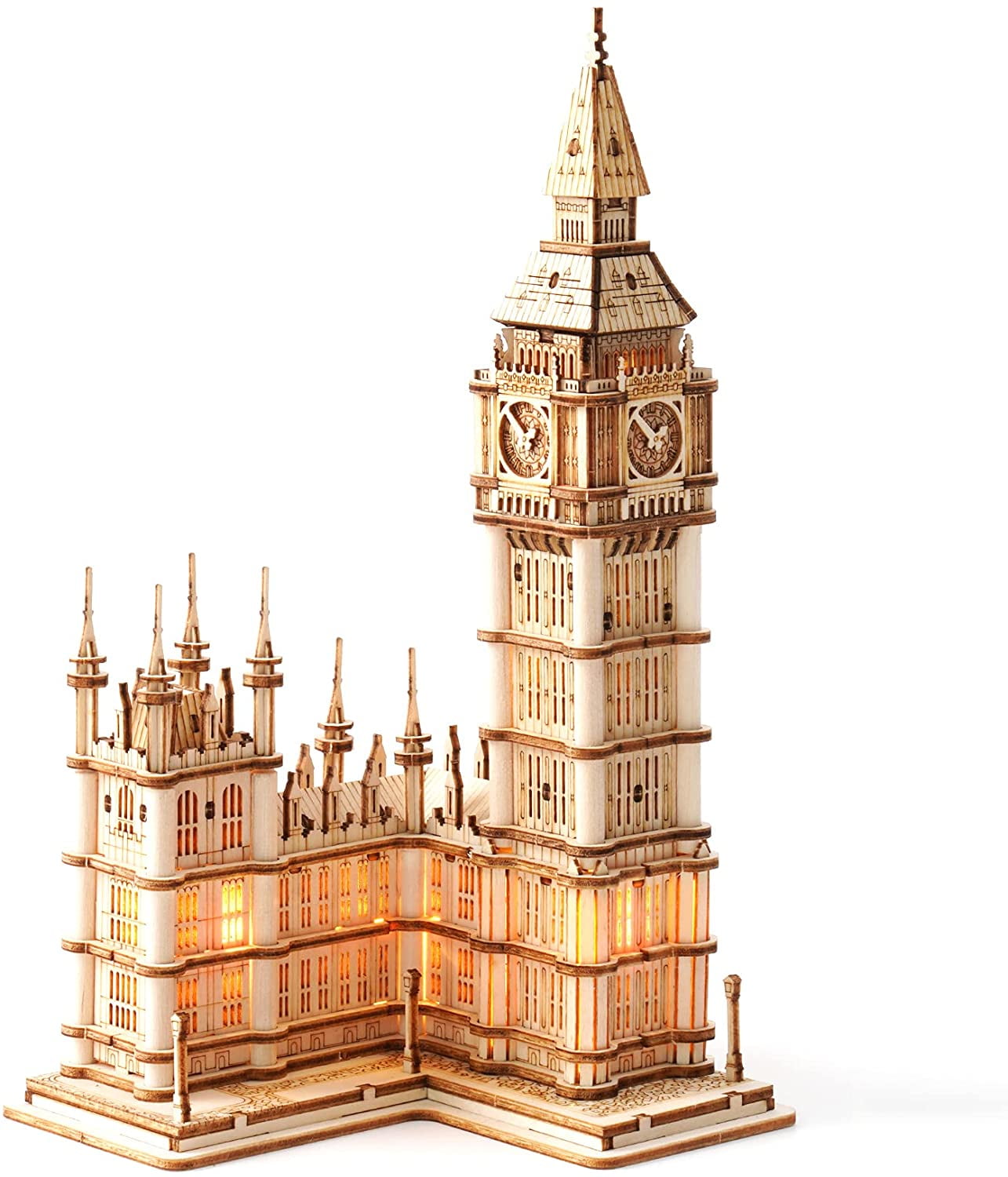 rolife 3D Puzzle Big Ben Model Kit, Wooden Architecture with