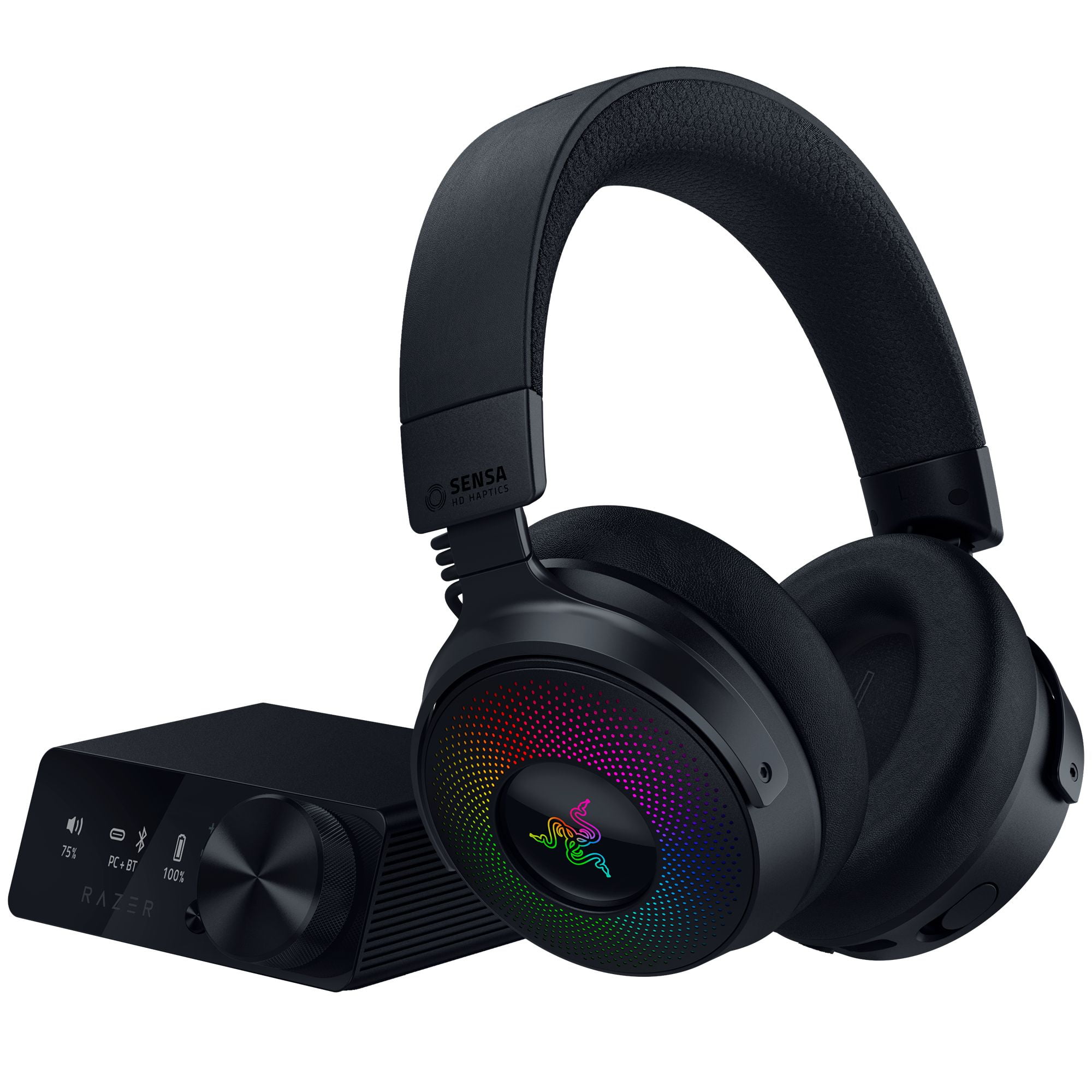 Razer Kraken V4 Pro Wireless Gaming Headset with Control Hub, RGB