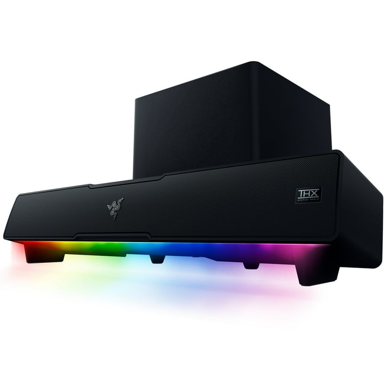 Razer Leviathan V2 PC Gamer Soundbar and Subwoofer with LED RGB