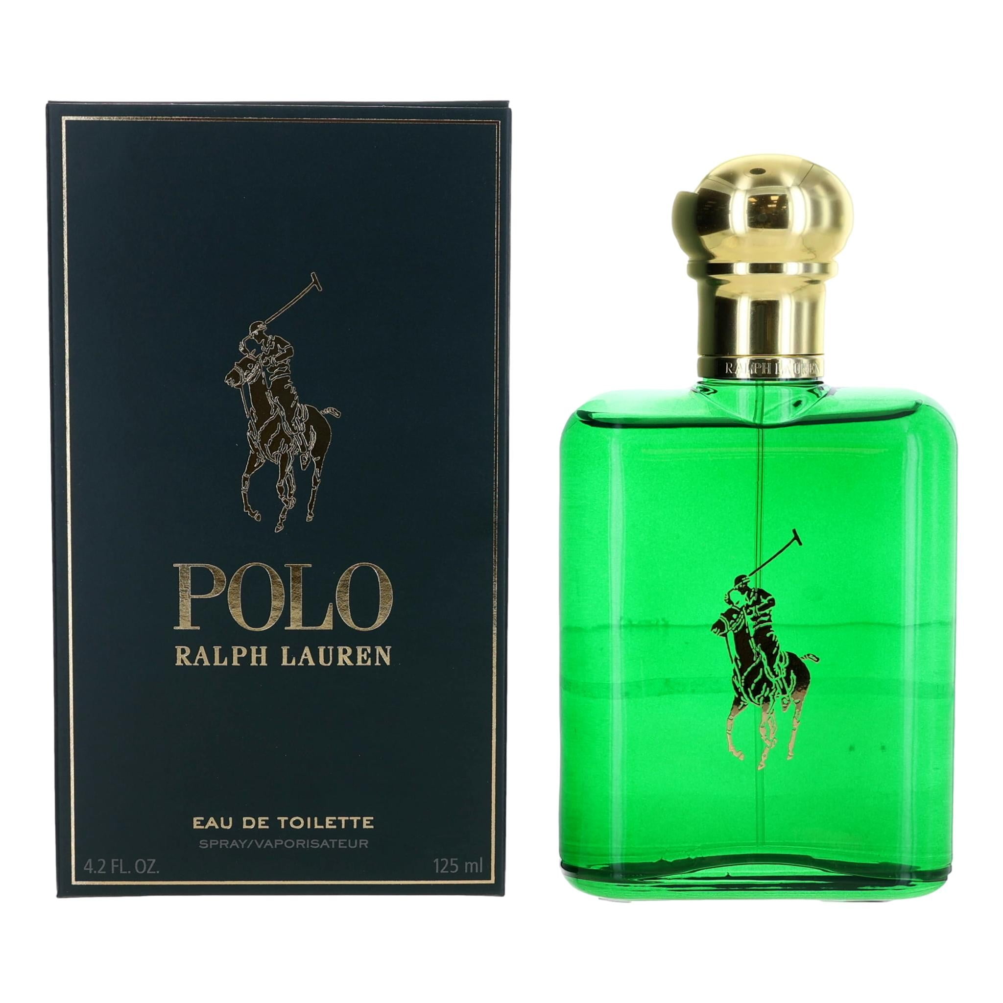 Ralph Lauren Men Eau De Toilette Spray, Polo Green, 4 oz, Basil
