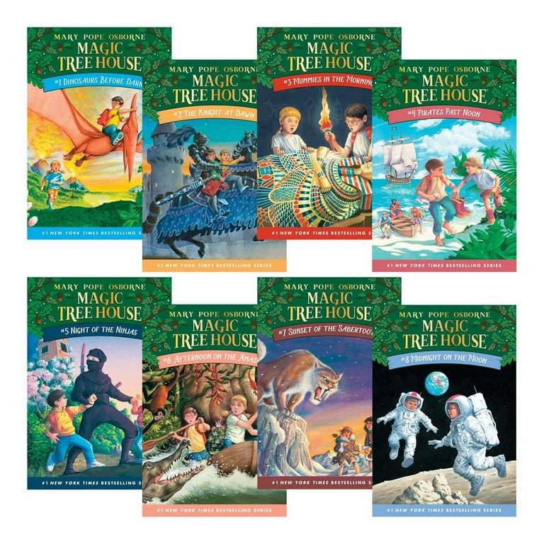 Magic Tree House Set: Includes Volumes 1-8, (Paperback) - Walmart.com