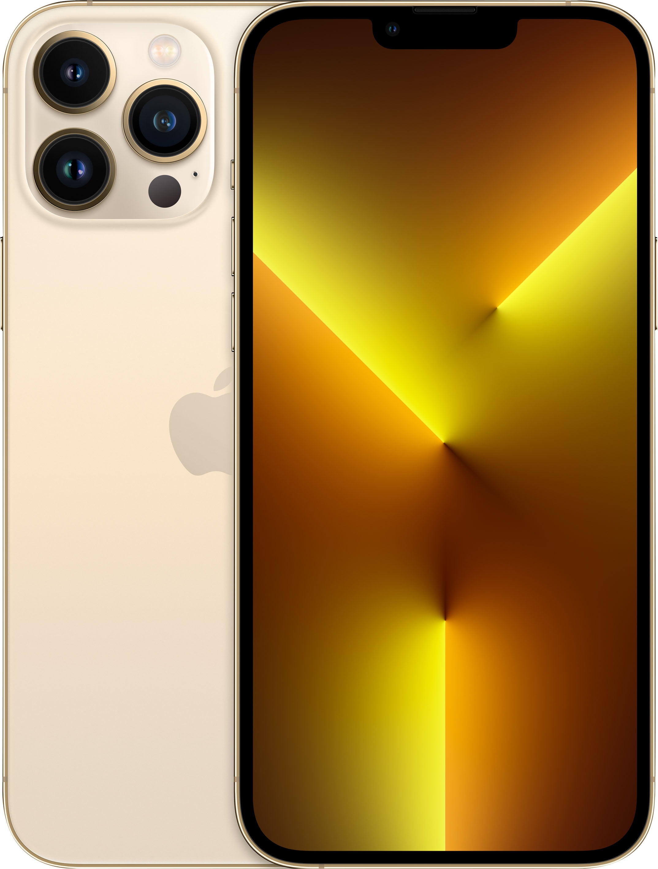 Apple iPhone 13 Pro Max 128GB Gold, Refurbished (Cricket Wireless
