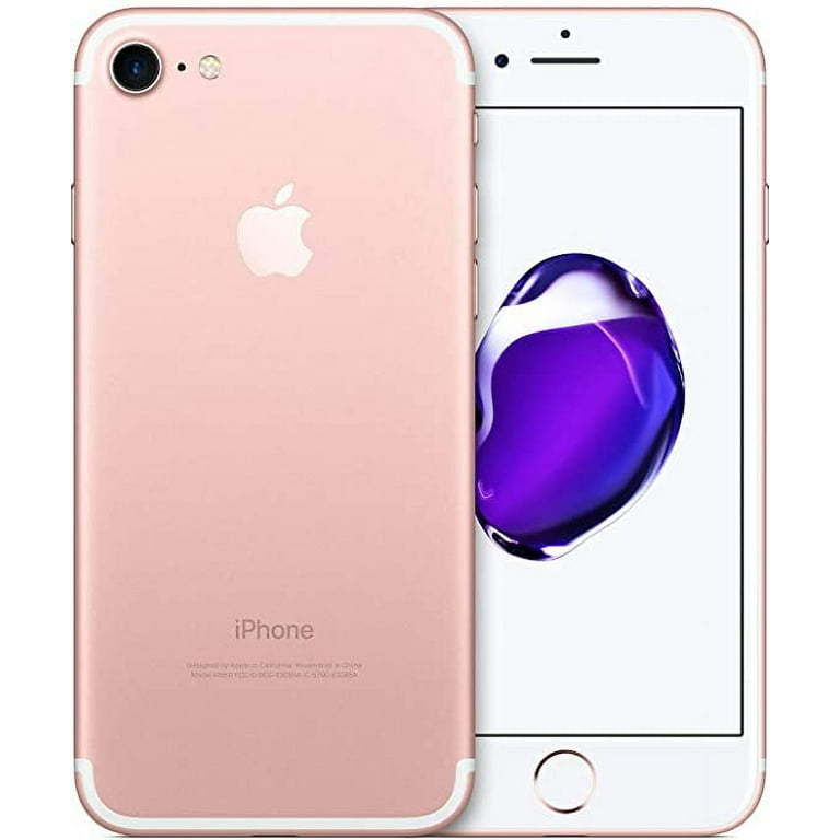 Apple iPhone 7, 128GB, Rose Gold, Fully Unlocked, Refurbished