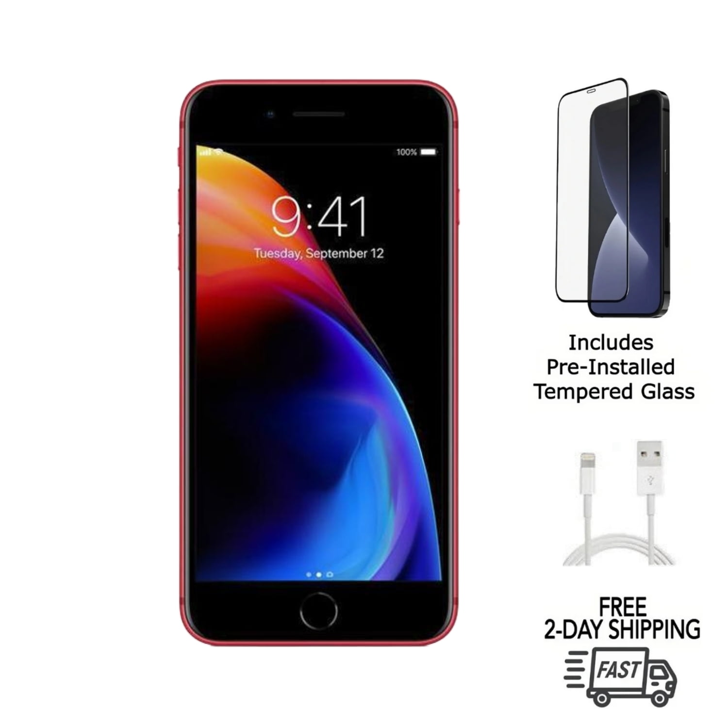 iPhone 8 Plus in iPhone 8 Series | Red - Walmart.com
