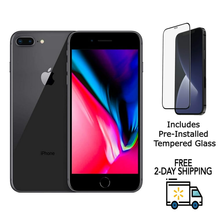 Restored Apple iPhone 8 Plus A1897 (GSM Unlocked) 64GB Space Gray