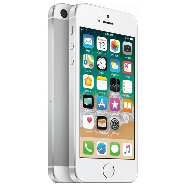 Restored Apple iPhone SE 128GB - Carrier Unlocked - Silver
