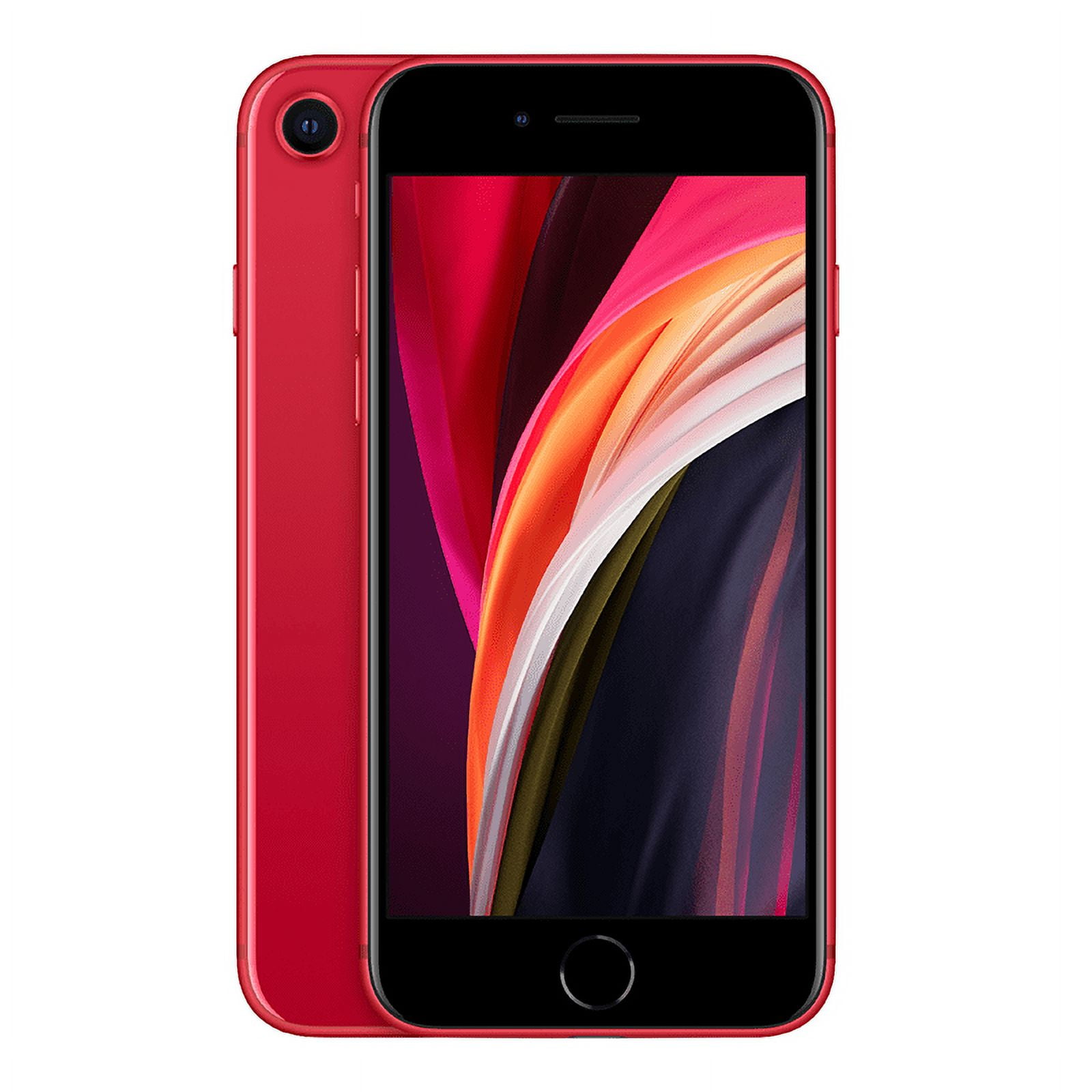 Restored Apple iPhone SE 2 64GB (PRODUCT) Red LTE TracFone MX9Q2LL