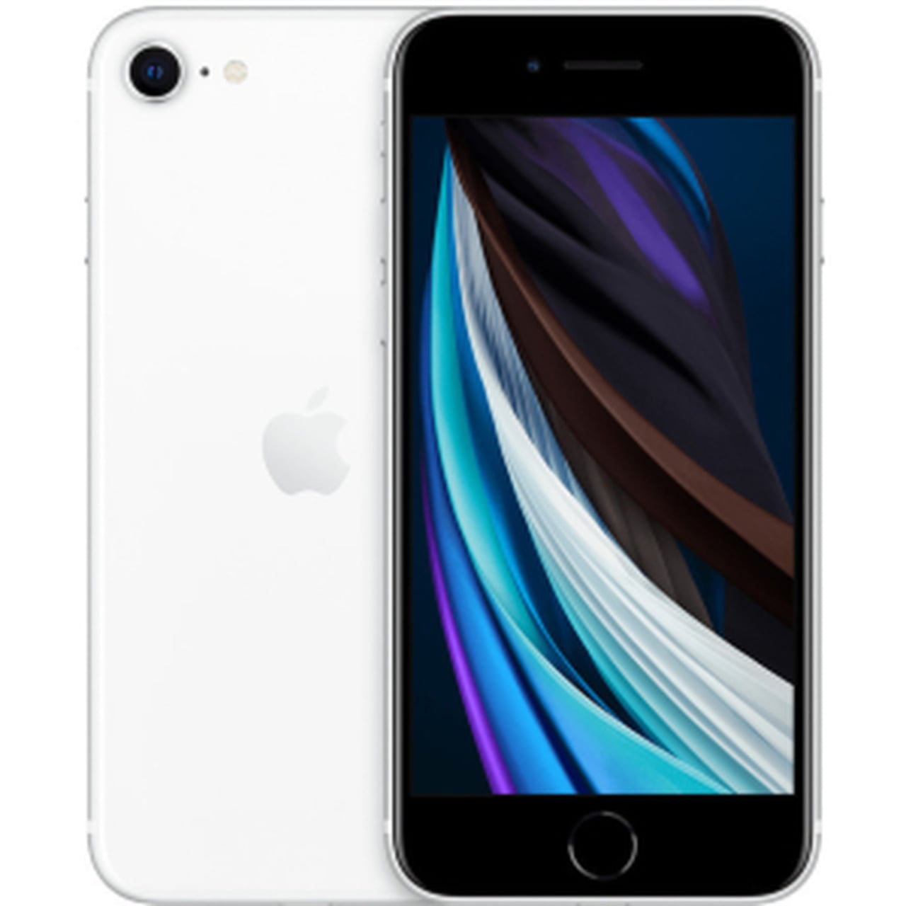 Restored Apple iPhone SE 2 64GB White LTE Cellular Straight Talk