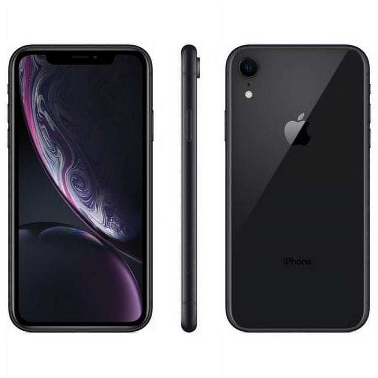 Restored Apple iPhone XR - Carrier Unlocked - 128 GB Black