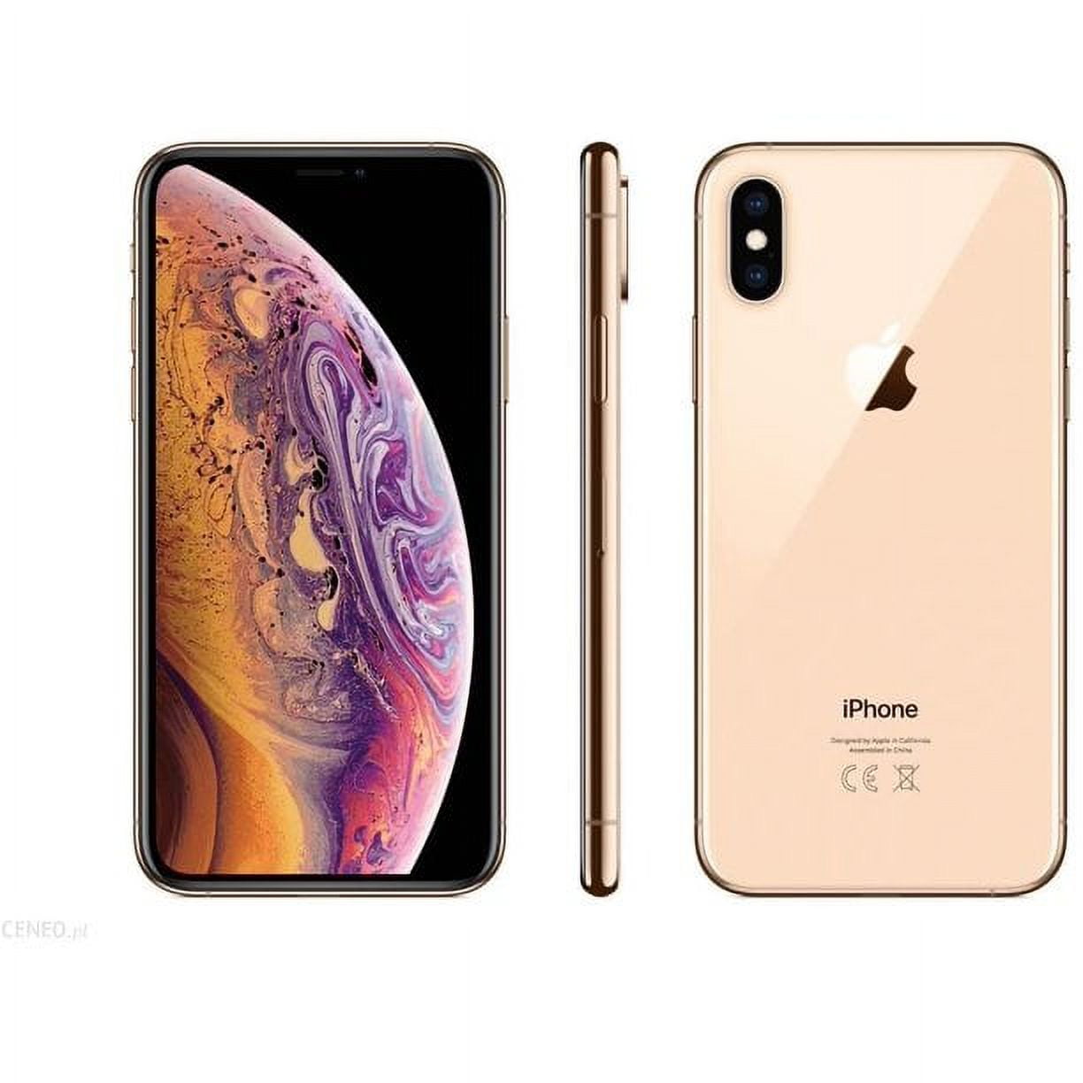Apple iPhone XS Max, Fully Unlocked, 256 GB, Gold, Refurbished