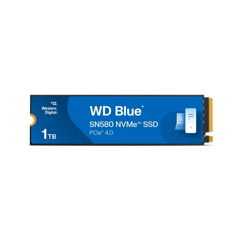 Western Digital WD Blue 1TB SN580 NVMe Internal SSD, PCIe Gen 4.0