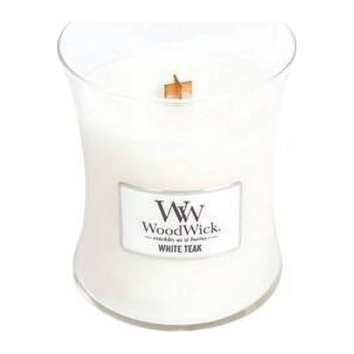 WoodWick - White Teak Medium Hourglass Candle - Walmart.com