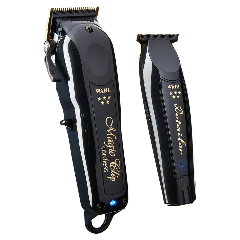 WAHL PROFESSIONAL Cordless Barber Combo, Magic Clip and Detailer