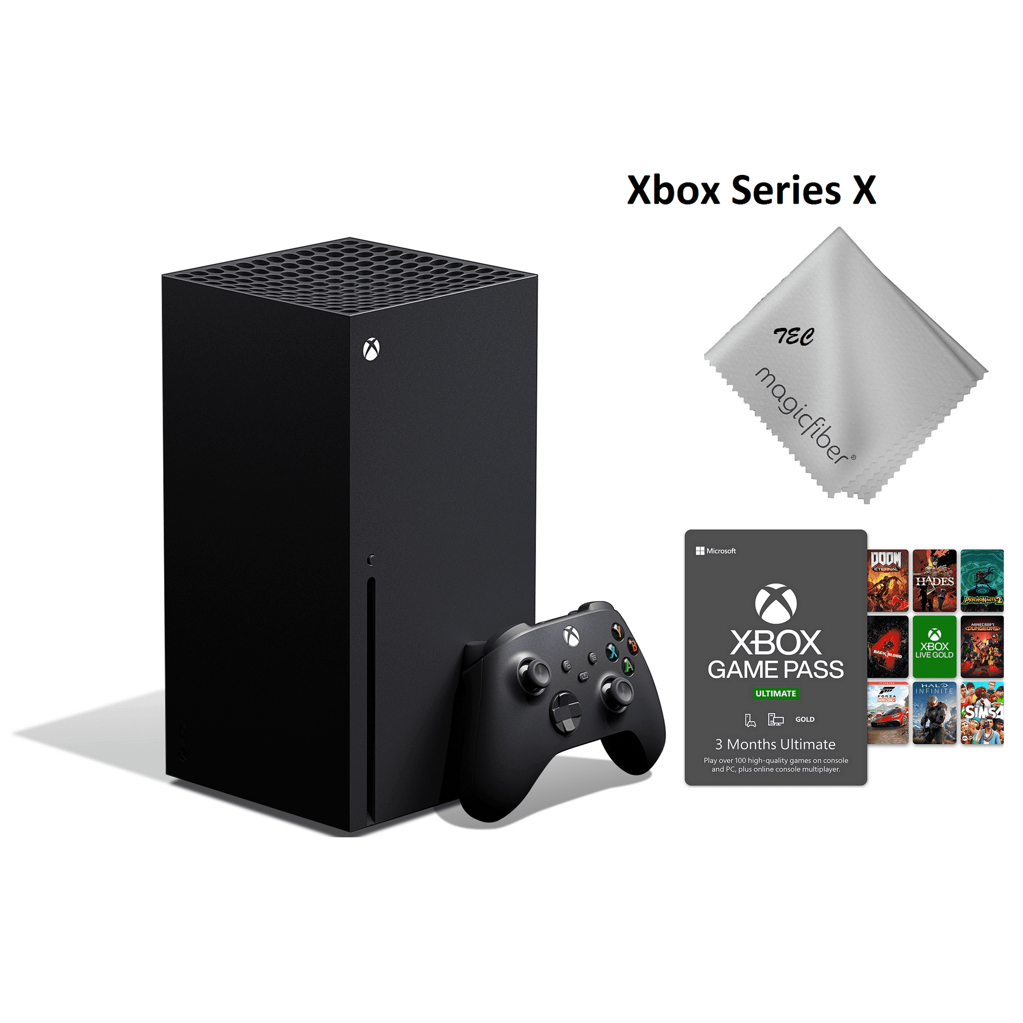 Microsoft Xbox Series X Gaming Console: 1TB SSD, Black, with NBA