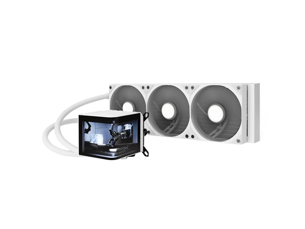 TRYX PANORAMA 360 V1.5 White 360mm AIO 6.5'' AMOLED Curved Screen