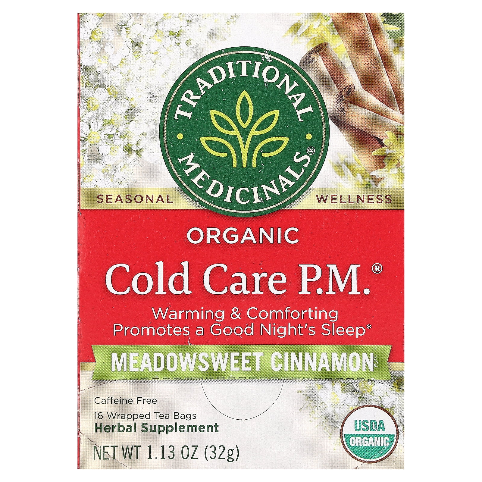 Traditional Medicinals Organic Cold Care PM - Soothing Healing