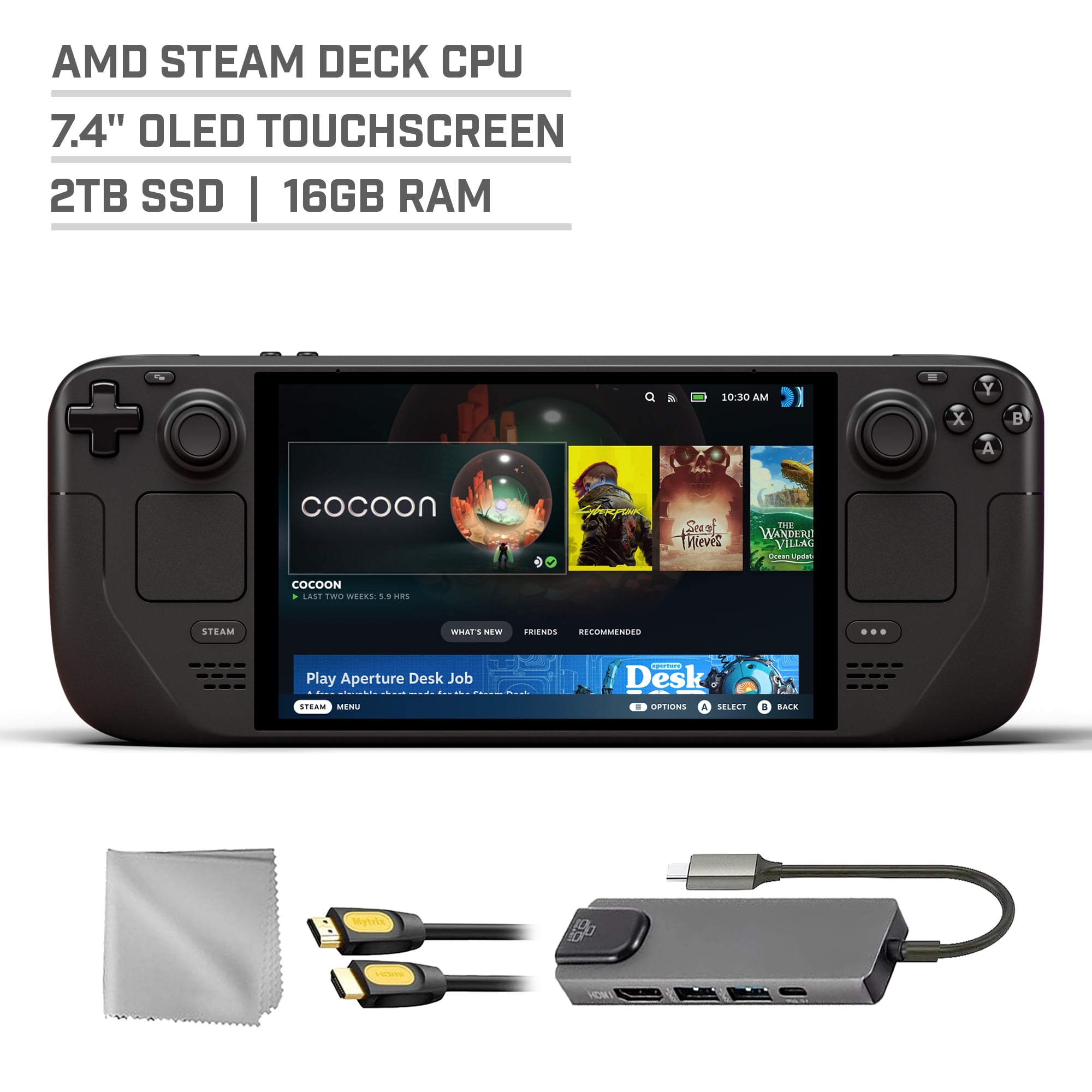 Valve Steam Deck OLED 512GB SSD Gaming Handheld 7.4-inch