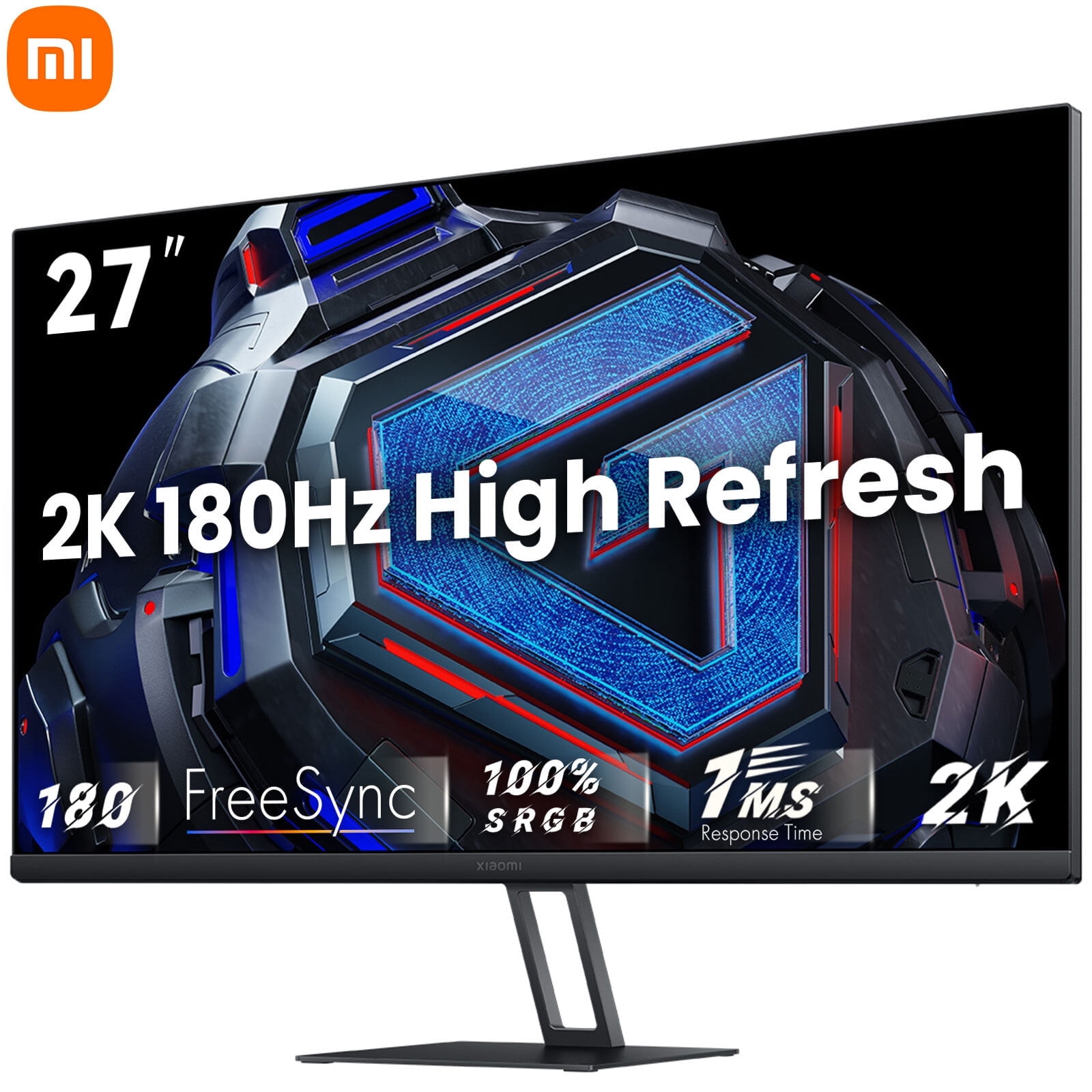 Xiaomi 2K Gaming Monitor G27Qi, QHD 2560×1440, Fast IPS, 180Hz 1ms