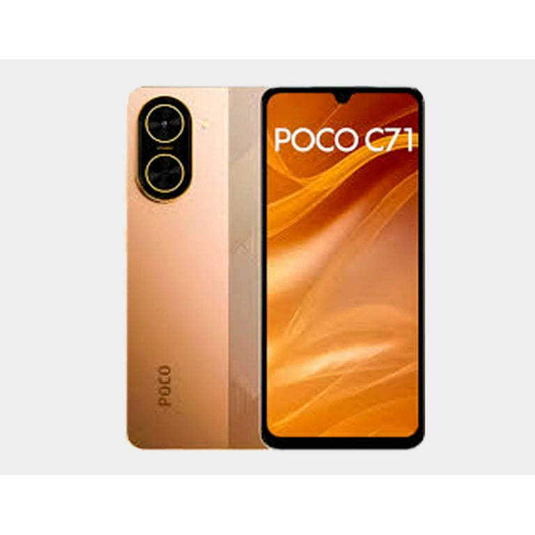 Xiaomi Poco C71 4G 128GB ROM 4GB RAM Dual SIM GSM Unlocked - Gold