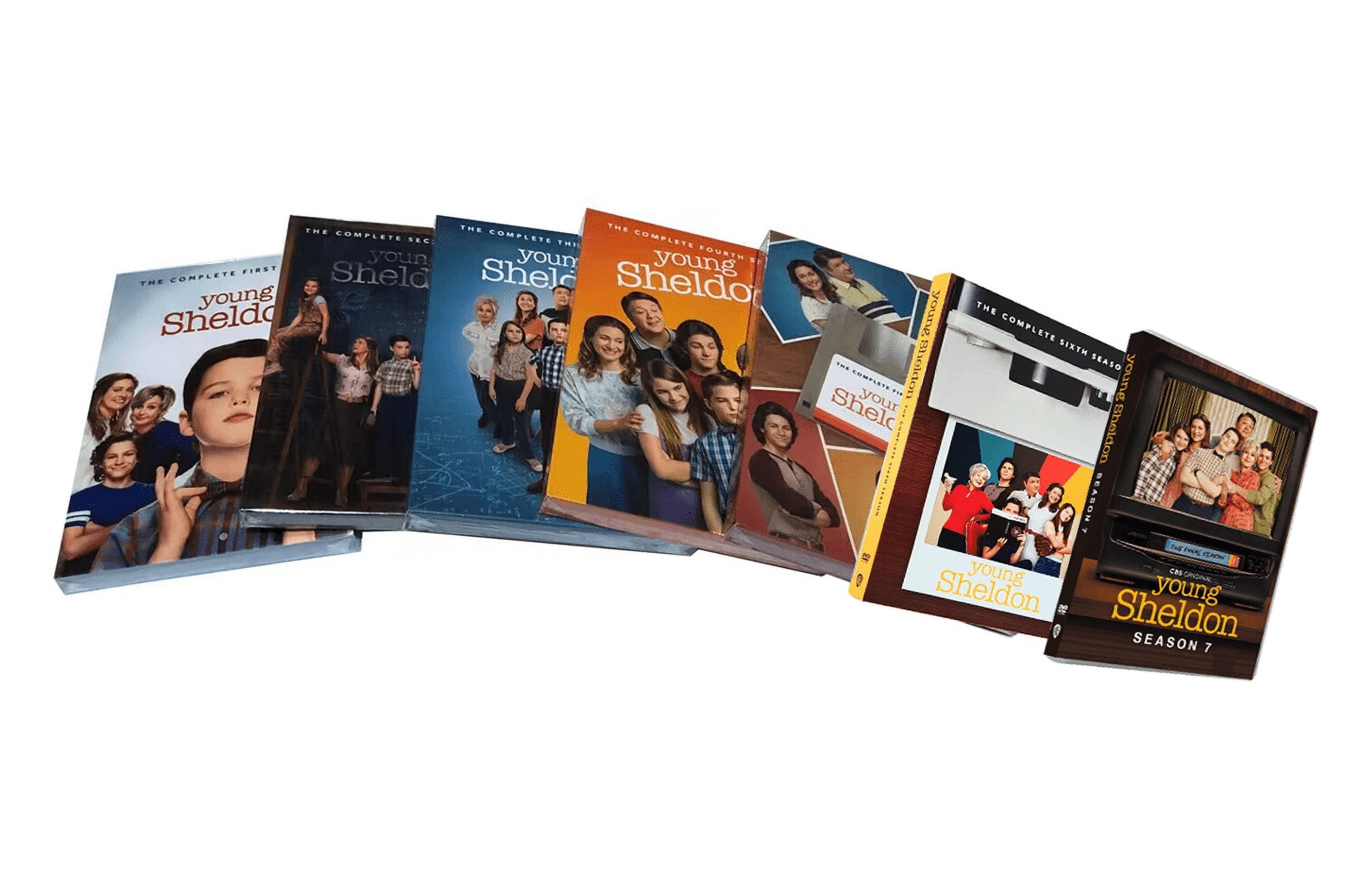 Young Sheldon TV Box Full Set: Complete Series Seasons 1-7 (DVD