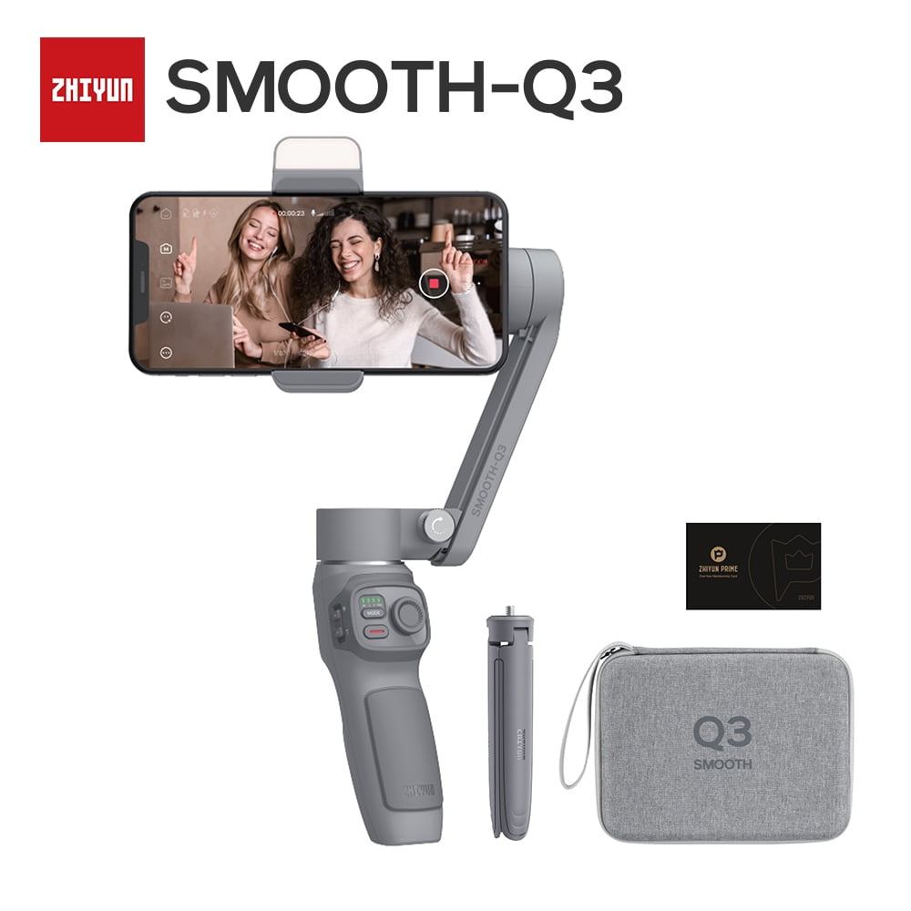 ZHIYUN Official Smooth Q3 Phone Gimbal, 3-Axis Handheld Smartphone