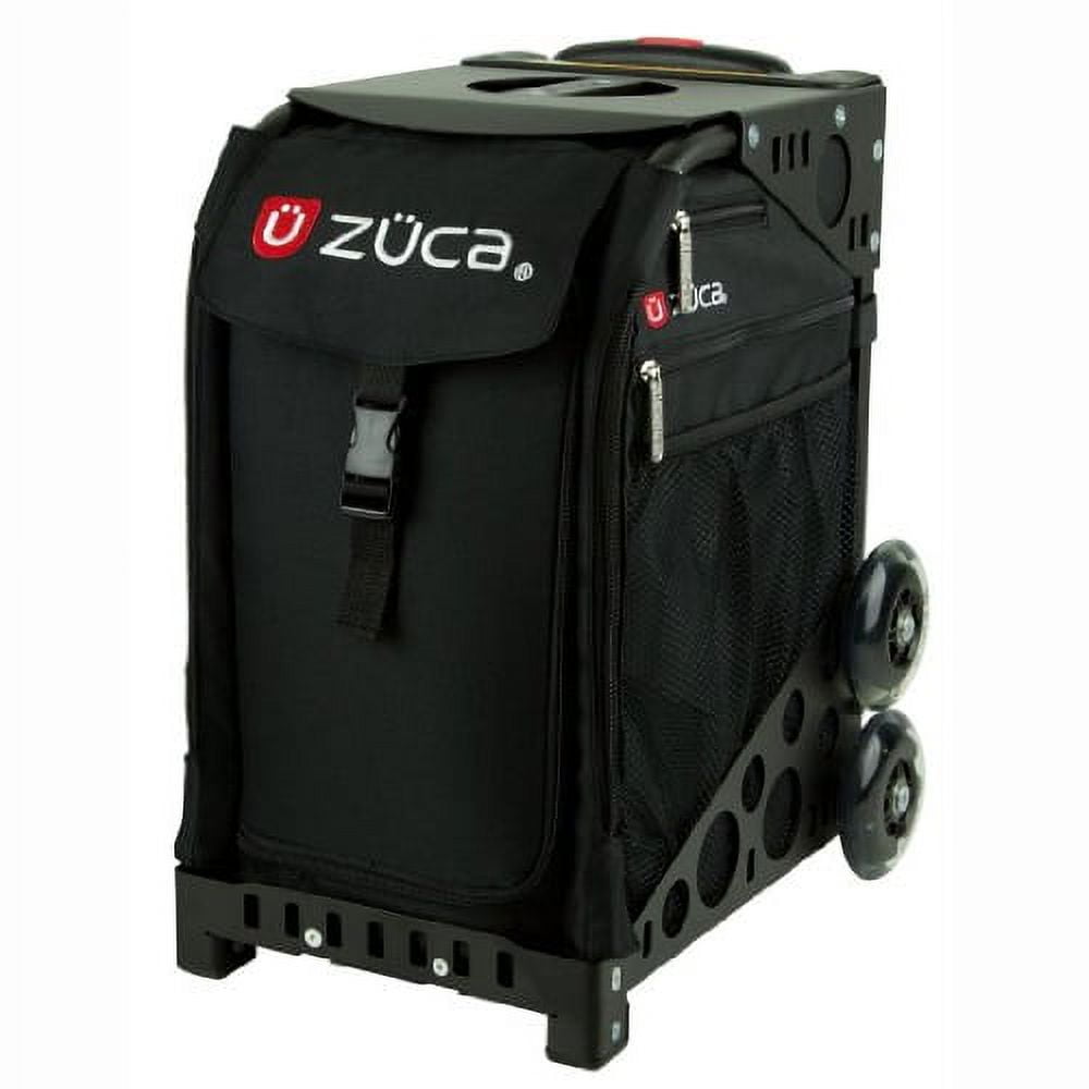 Zuca Sport Insert Bag, Obsidian(Black w/Red & White Log Embroid) w