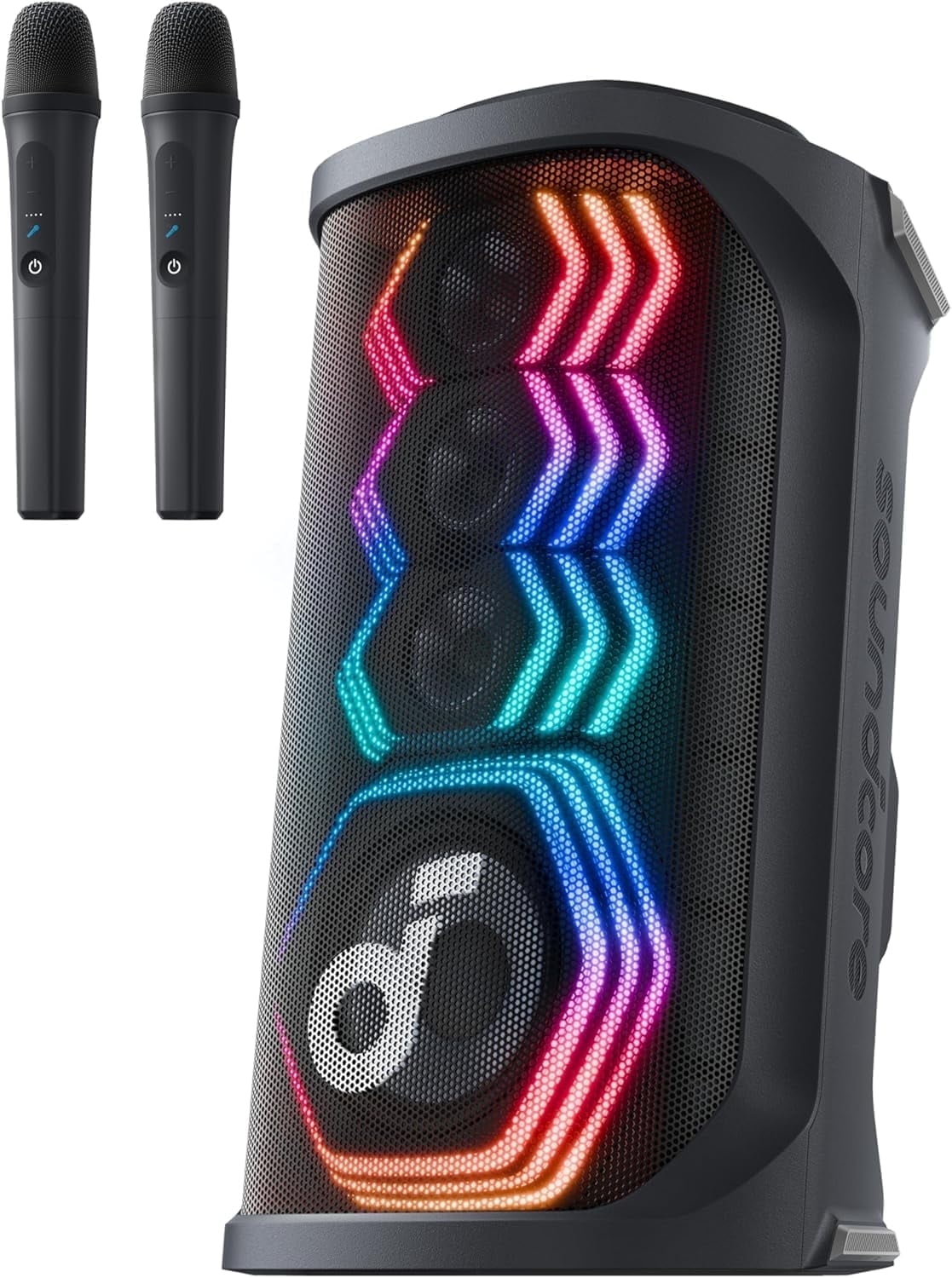 Soundcore Rave 3S Portable Bluetooth Speaker with 2 Wireless Mics