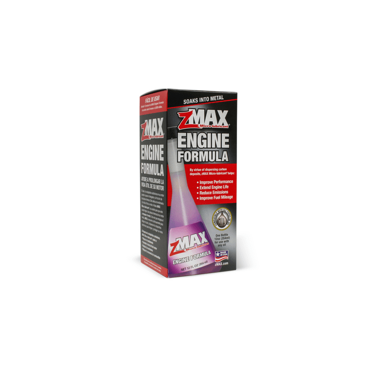 zMAX Micro-Lubricant Engine Treatment Formula, 12 oz or 354 ml
