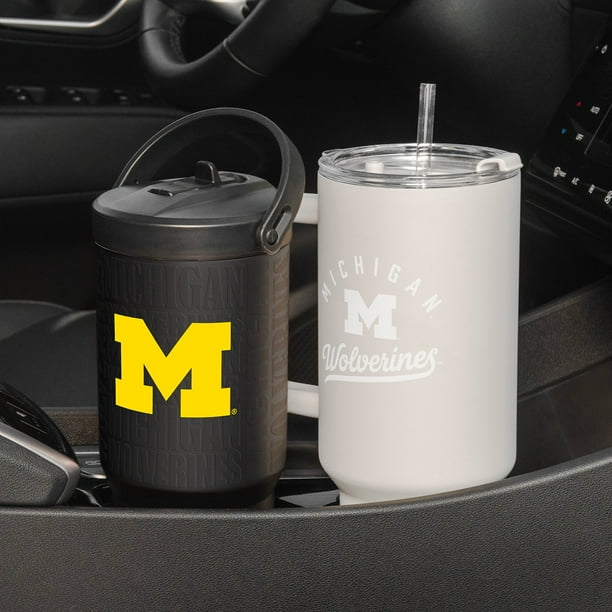 Logo Brands Michigan Wolverines Stainless Steel Tumbler Set