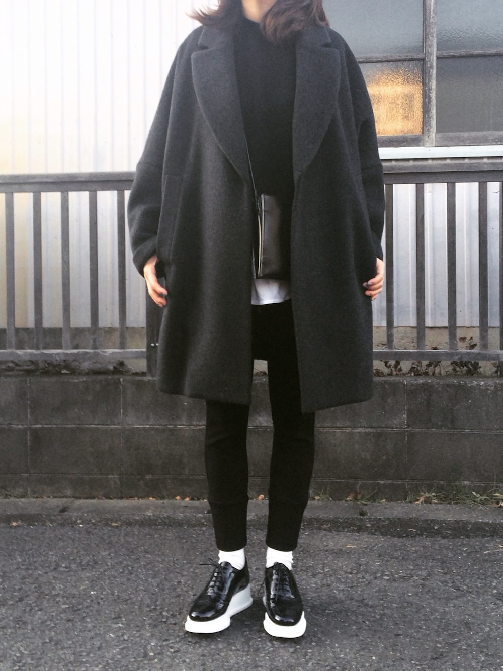 ENFOLD（エンフォルド）の「ショートビーバーBOXコクーンコート