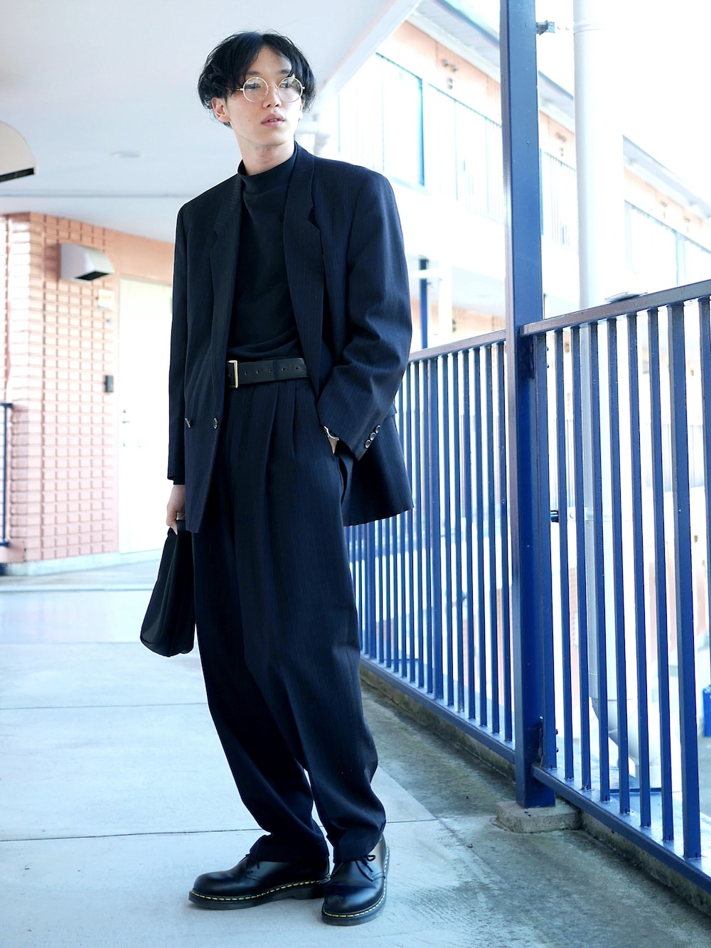 たろーさん｜COMME des GARCONS HOMMEのセットアップを使った