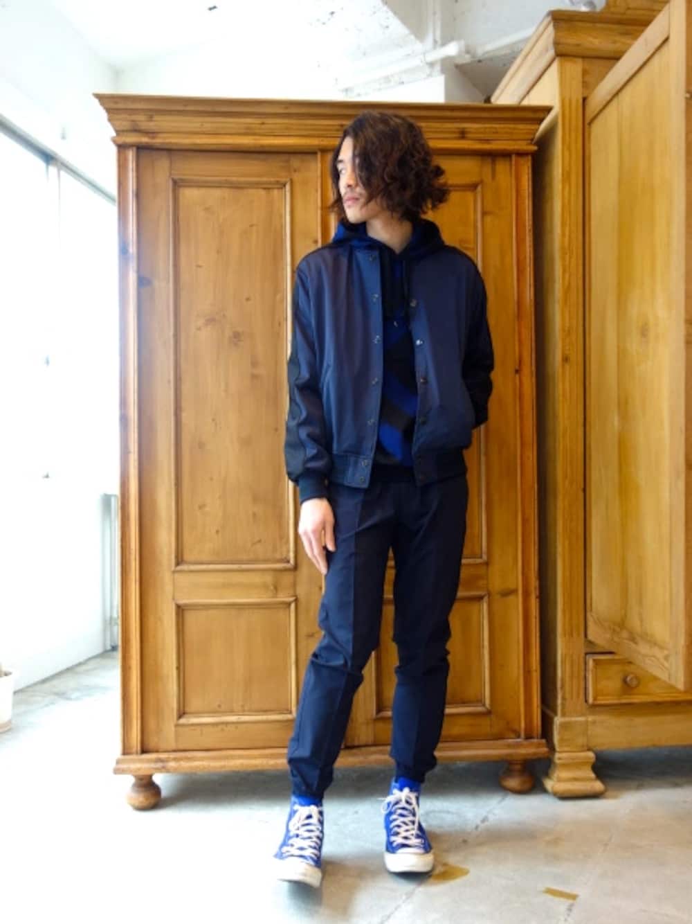 N.HOOLYWOODのスタジャンを使った人気ファッションコーディネート - WEAR
