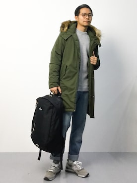 YOSOOU×BEAMS LIGHTS / 別注 ダウンモッズコートを使った人気