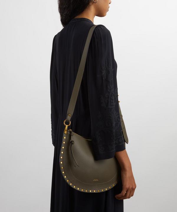 Isabel Marant Oksan Soft Zip Leather Crossbody Bag | Liberty