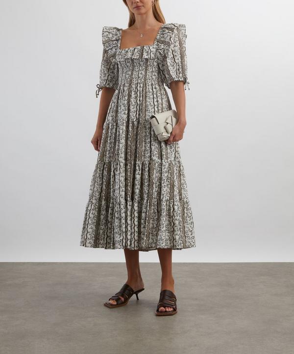 Hill House Home Mocha Provencal Floral Corinne Nap Dress | Liberty