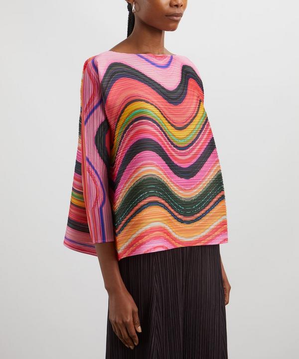 Pleats Please Issey Miyake WARP Pleated Top | Liberty
