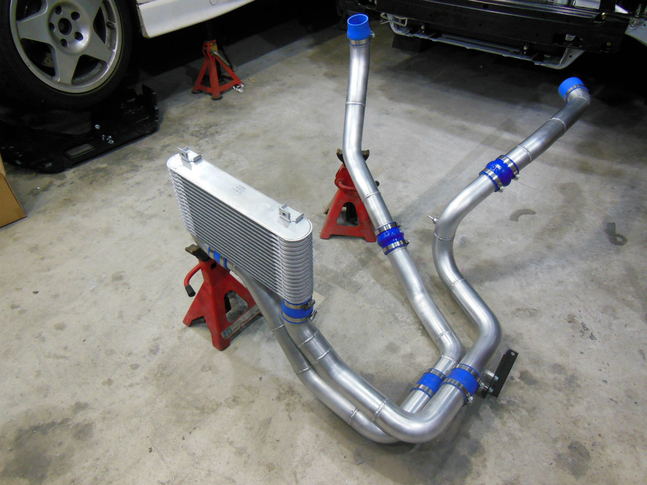 ハイエース200系 3L DT用インタークーラーKIT開発 2