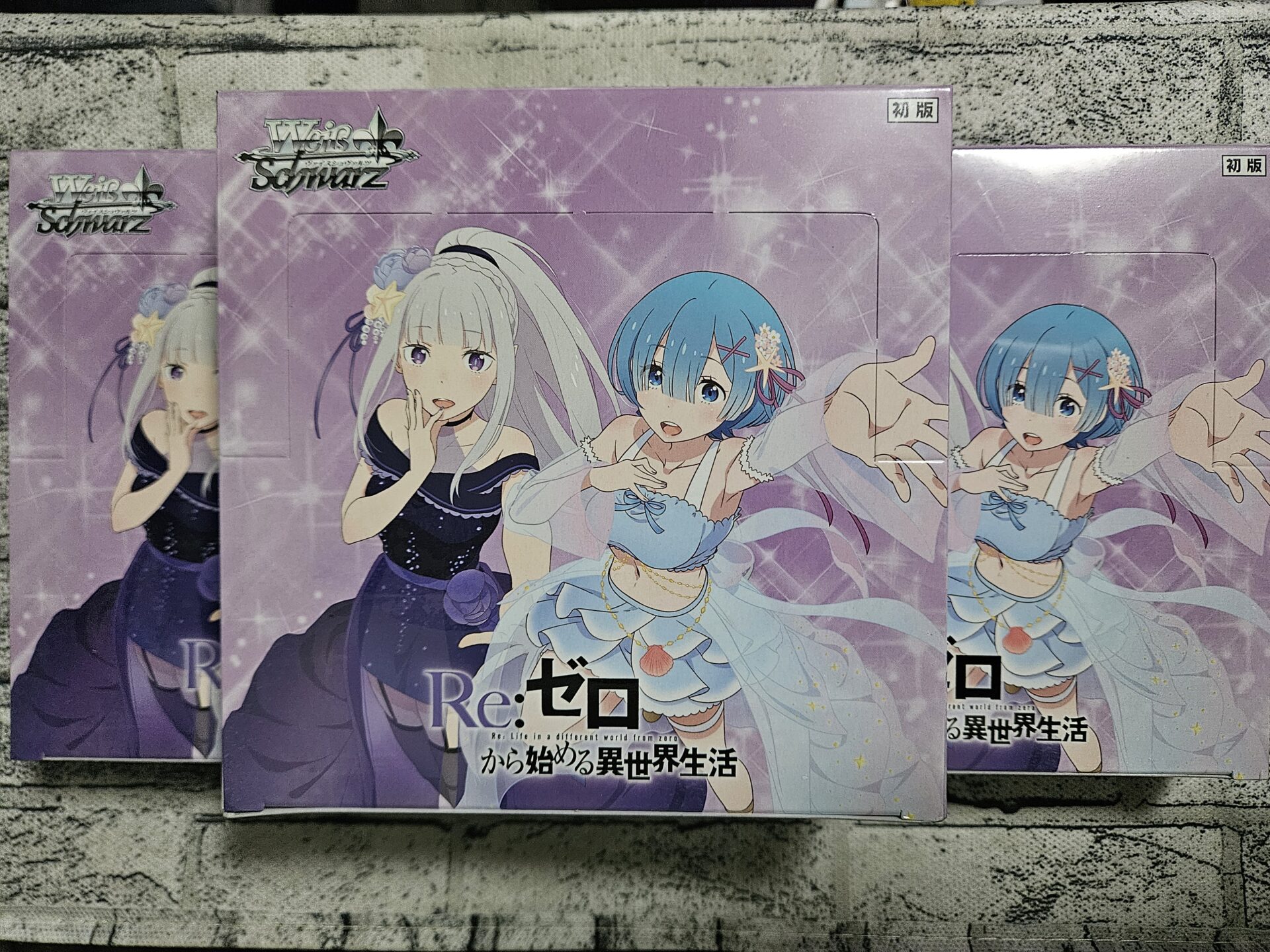 ヴァイス】Re:ゼロから始める異世界生活 Vol.3を3ボックス開封