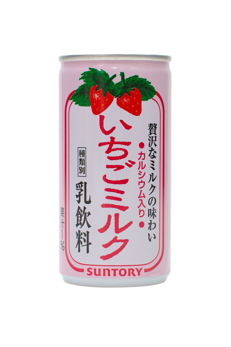 Suntory Ichigo Strawberry Milk 190ml－Ichiba Juncton – ichibajunction