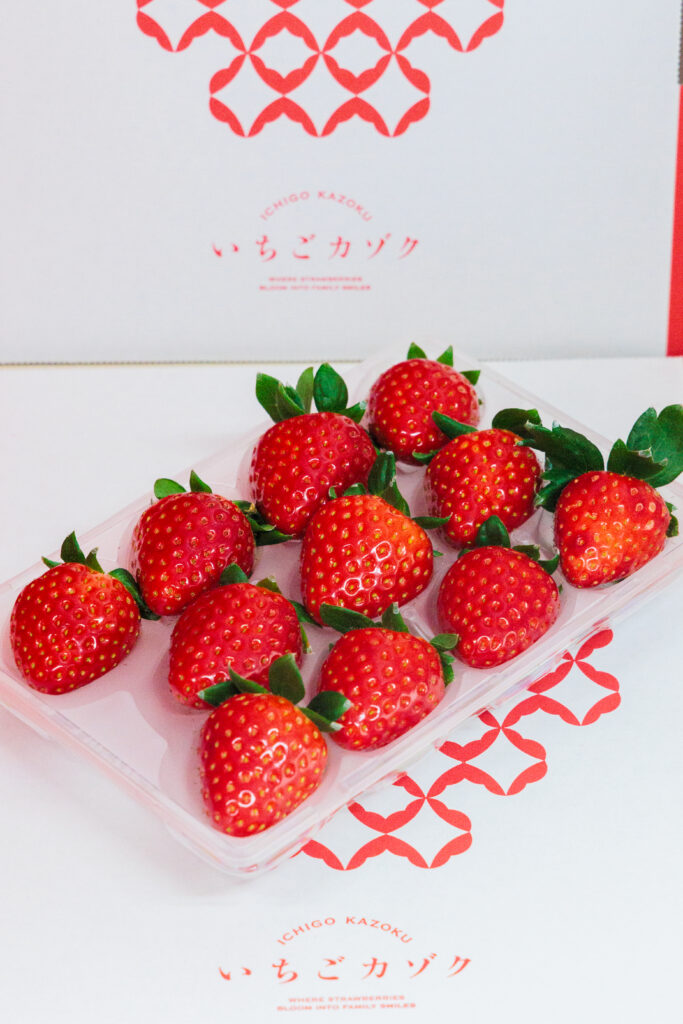 朝採りいちご商品ラインナップ - いちごカゾク