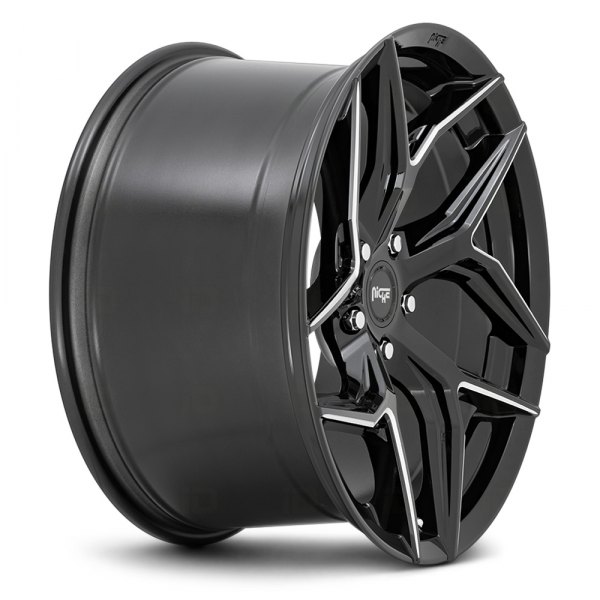 NICHE® M266 TORSION Wheels - Gloss Black with Milled Accents Rims