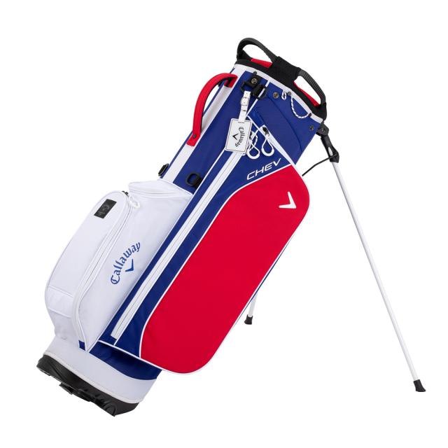 Callaway Vシリーズ キャディバッグ ホワイト/ネイビー/レッド